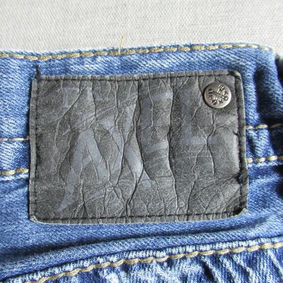 Axel Jeans Mens Size 34x32 Blue Relaxed Straight Denim Biker Cowboy Western - Picture 5 of 16